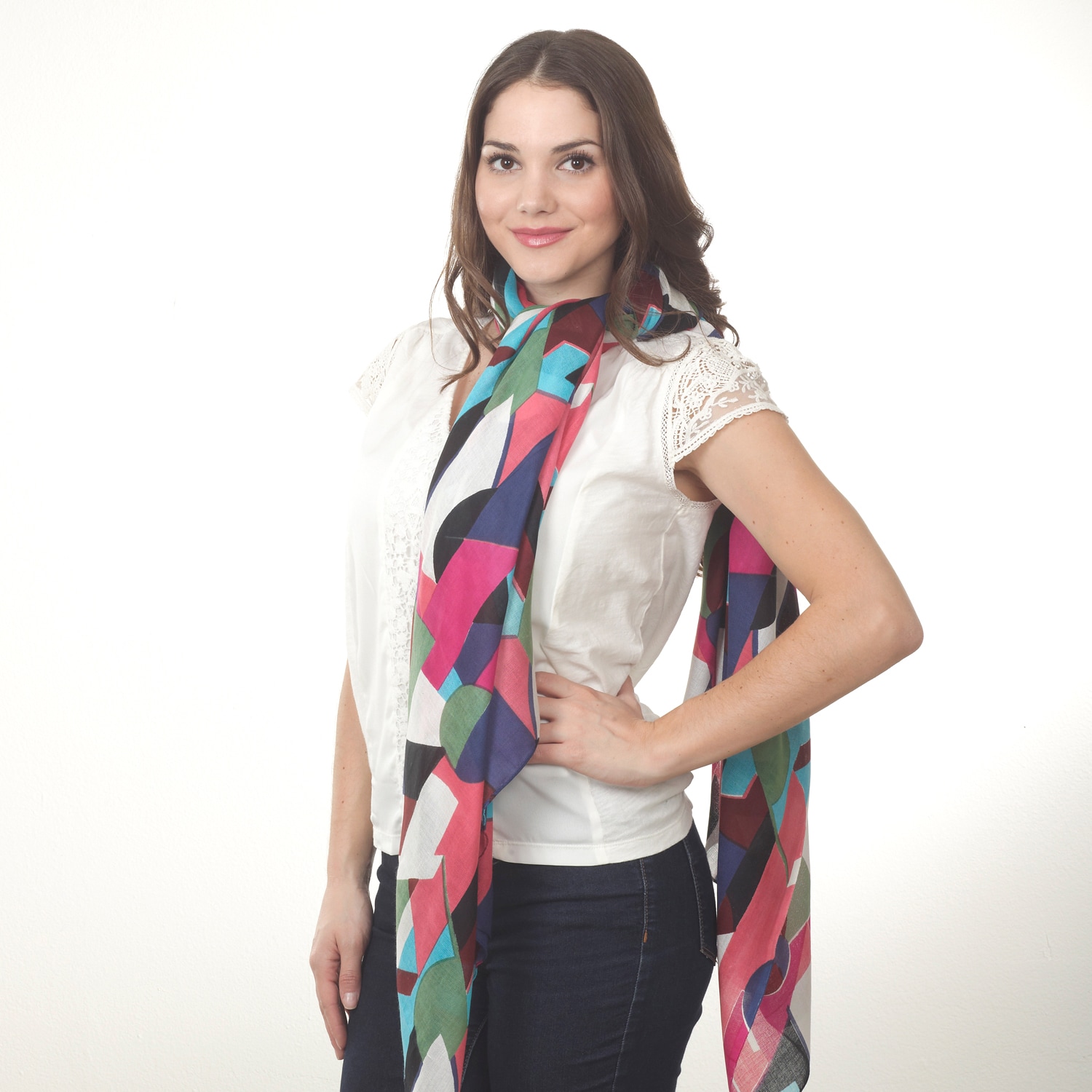 Printed Design Shawl