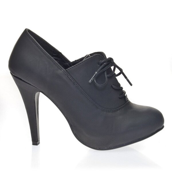 lace up oxford ankle boots