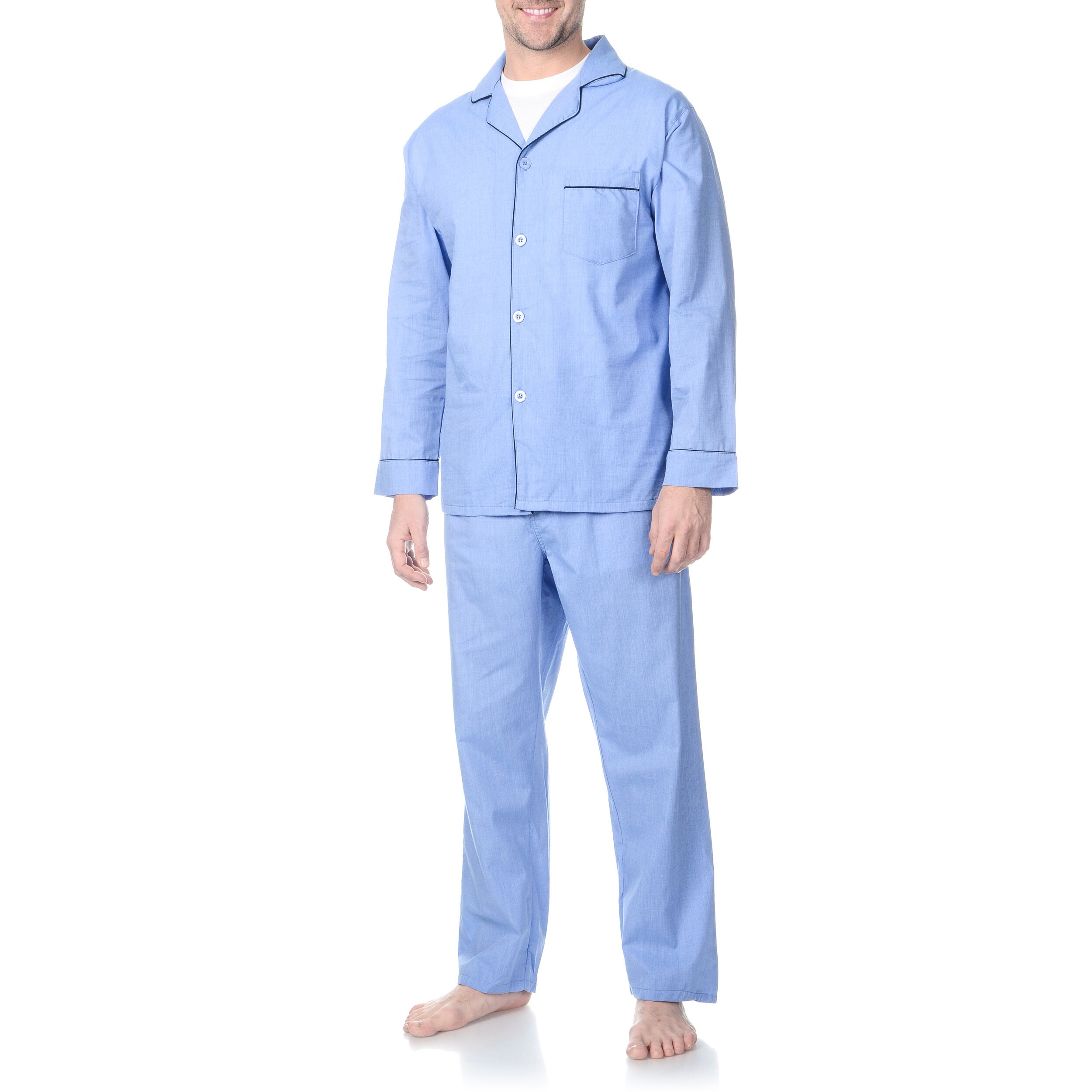 Pajama Sets Clothing & Accessories Geoffrey Beene Mens Big-Tall Striped ...