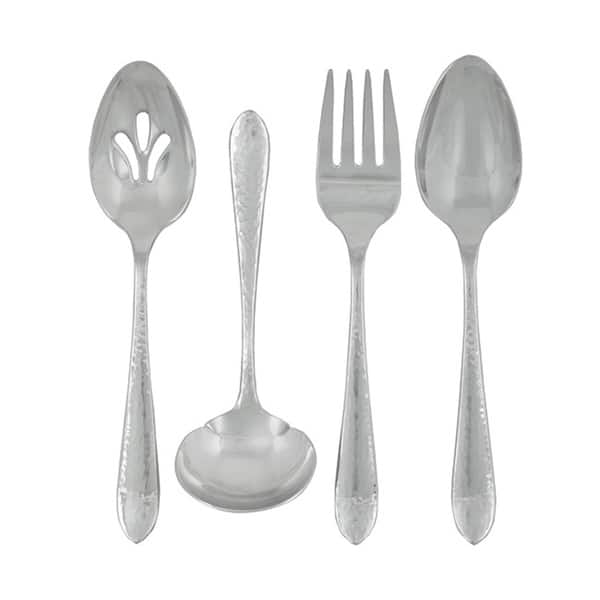 Ginkgo Starlight 65piece Stainless Steel Flatware Set (As Is Item