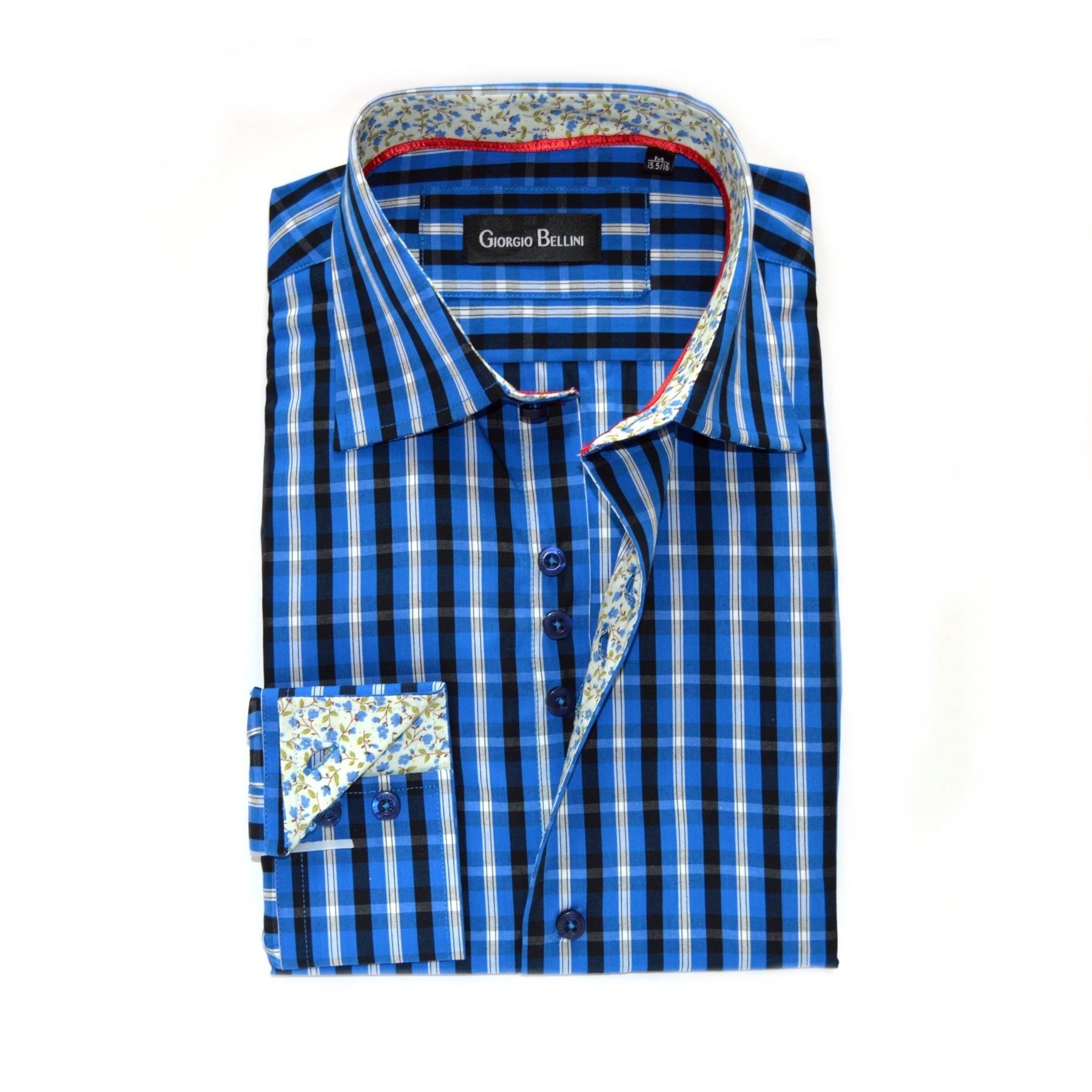 Giorgio Bellini Turchino Torre Mens Cotton Button Front Shirt