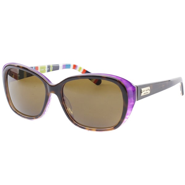 Kate Spade Womens Hilde X72P Tortoise/ Purple Polarized Fashion