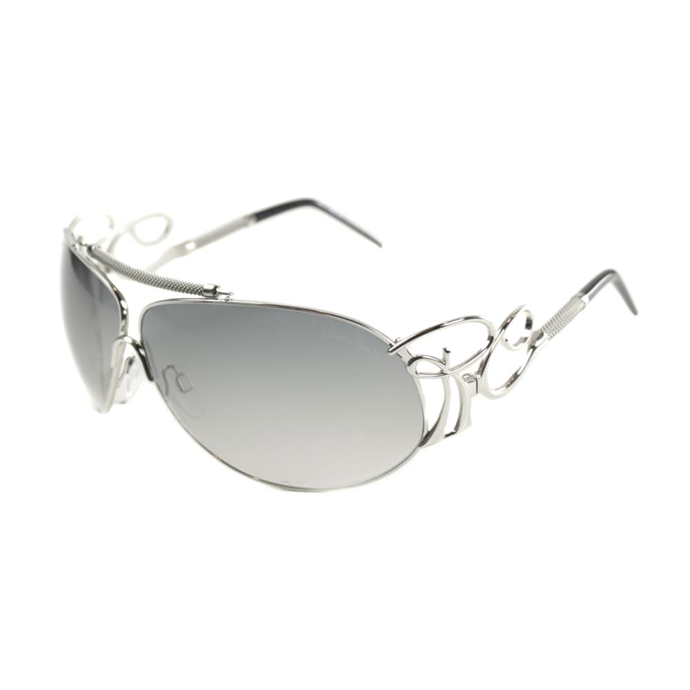 Roberto Cavalli Womens Rc 850 Beid E98 Shiny Silver Fashion Sunglasses