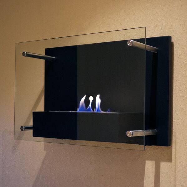 Northwest 50 inch White Electric Wall Mounted Color Changing Fireplace