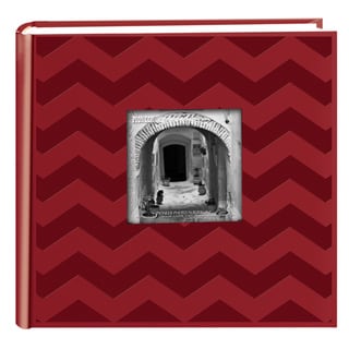 Pioneer Photo Albums 200 pocket Chevron Embossed Leatherette Album (2