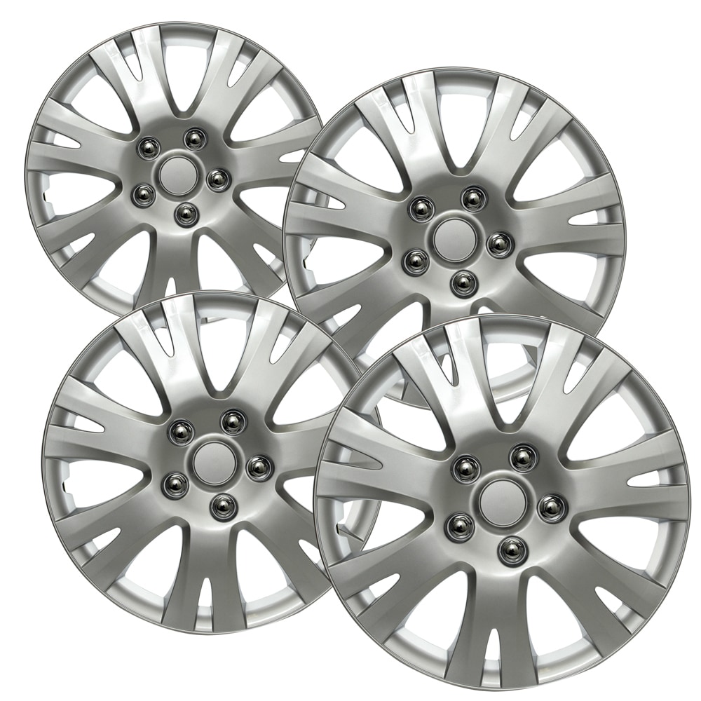 Wca 1032 16s Design Hub Cap Abs Silver 16 inch (set Of 4)