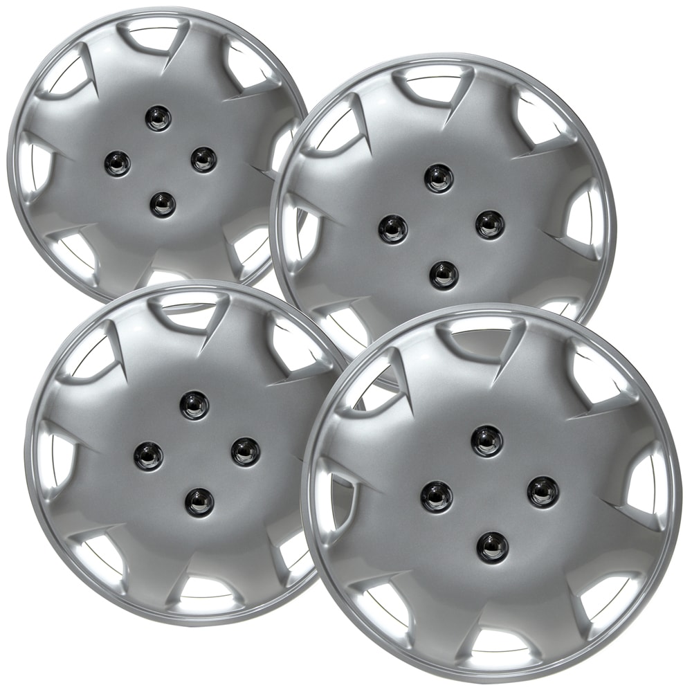 Wca 890 15s Design Hub Cap Abs Silver 15 inch (set Of 4)