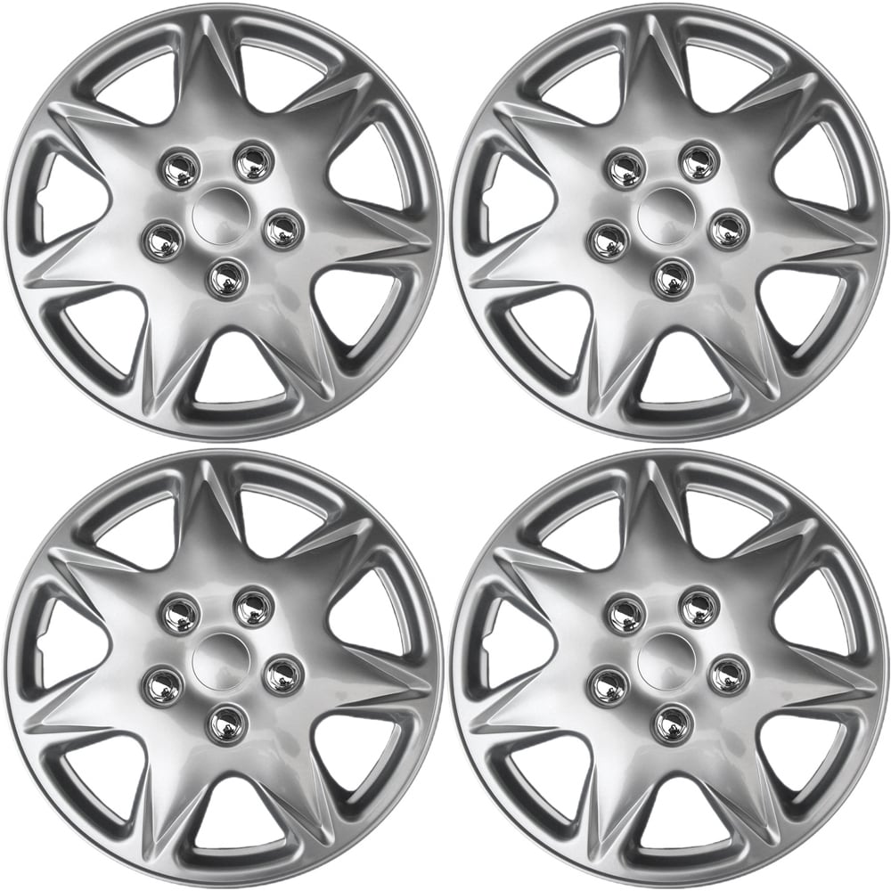 Wca 915 17s Design Hub Cap Abs Silver 17 inch (set Of 4)