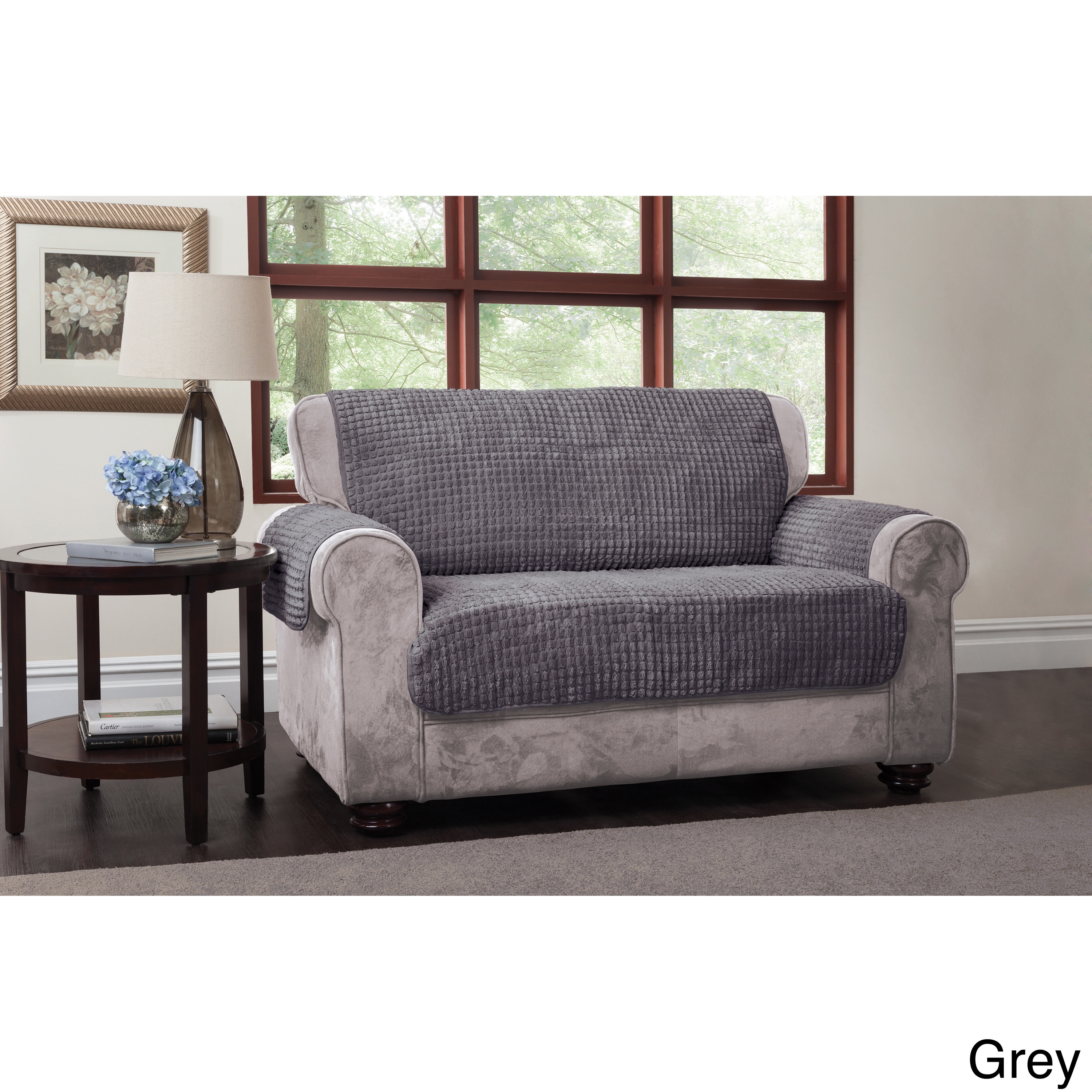 Puffs Plush Furniture Protector Sofa Slipcover