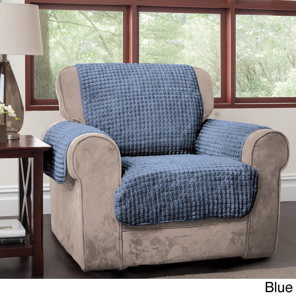 Puffs Plush Furniture Protector Chair Slipcover