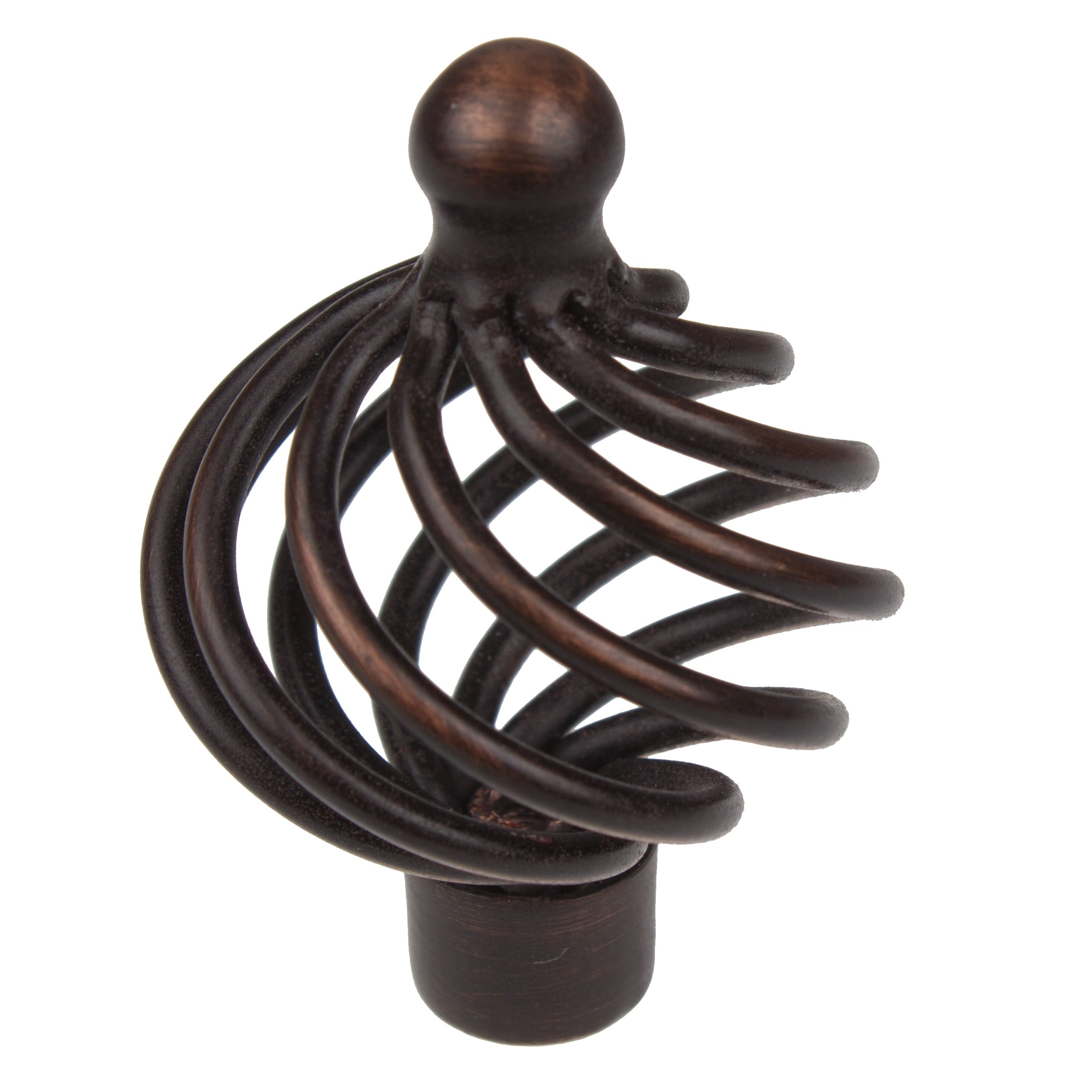 Gliderite 1.5 inch Oil Rubbed Bronze Round Birdcage Cabinet Knobs (pack Of 10)