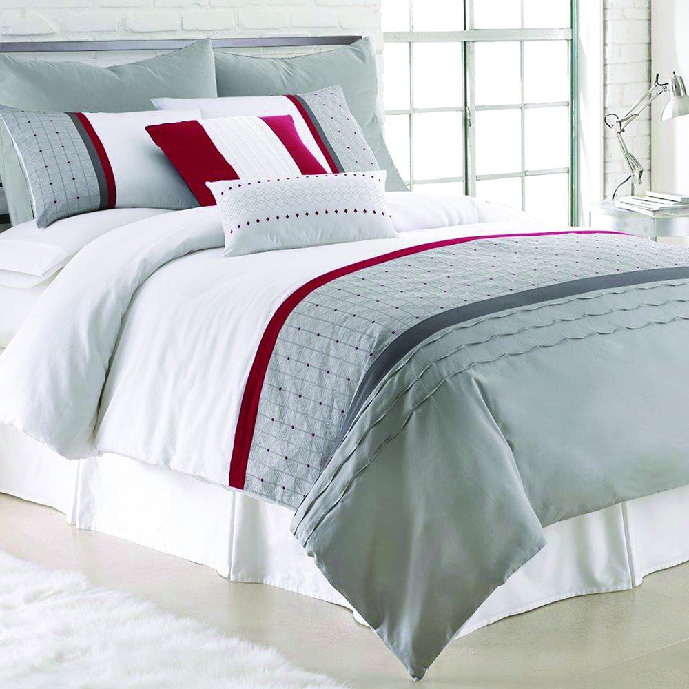 Dexter 8 piece Embroidered Comforter Set