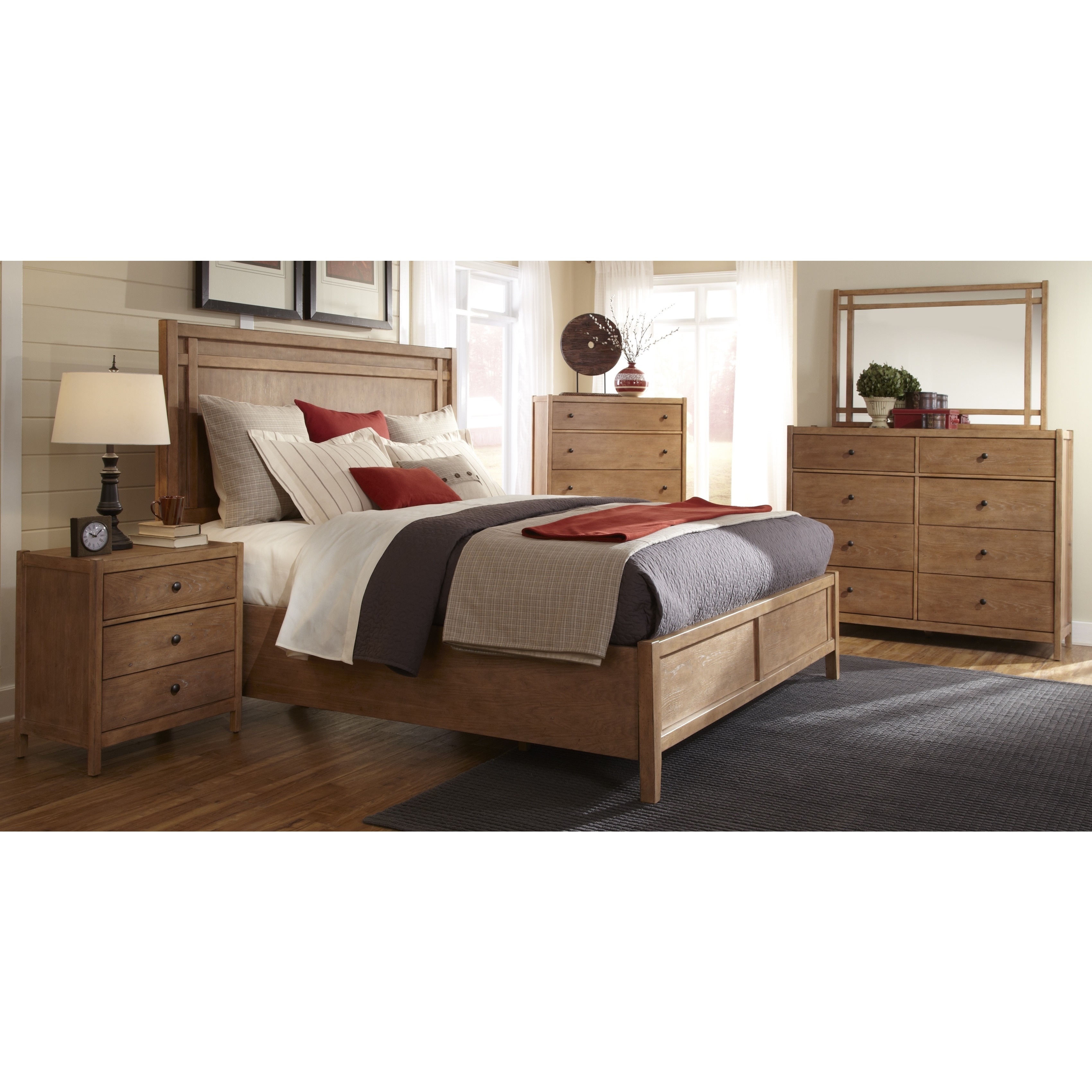 New Haven 5 piece Panel Bedroom Set