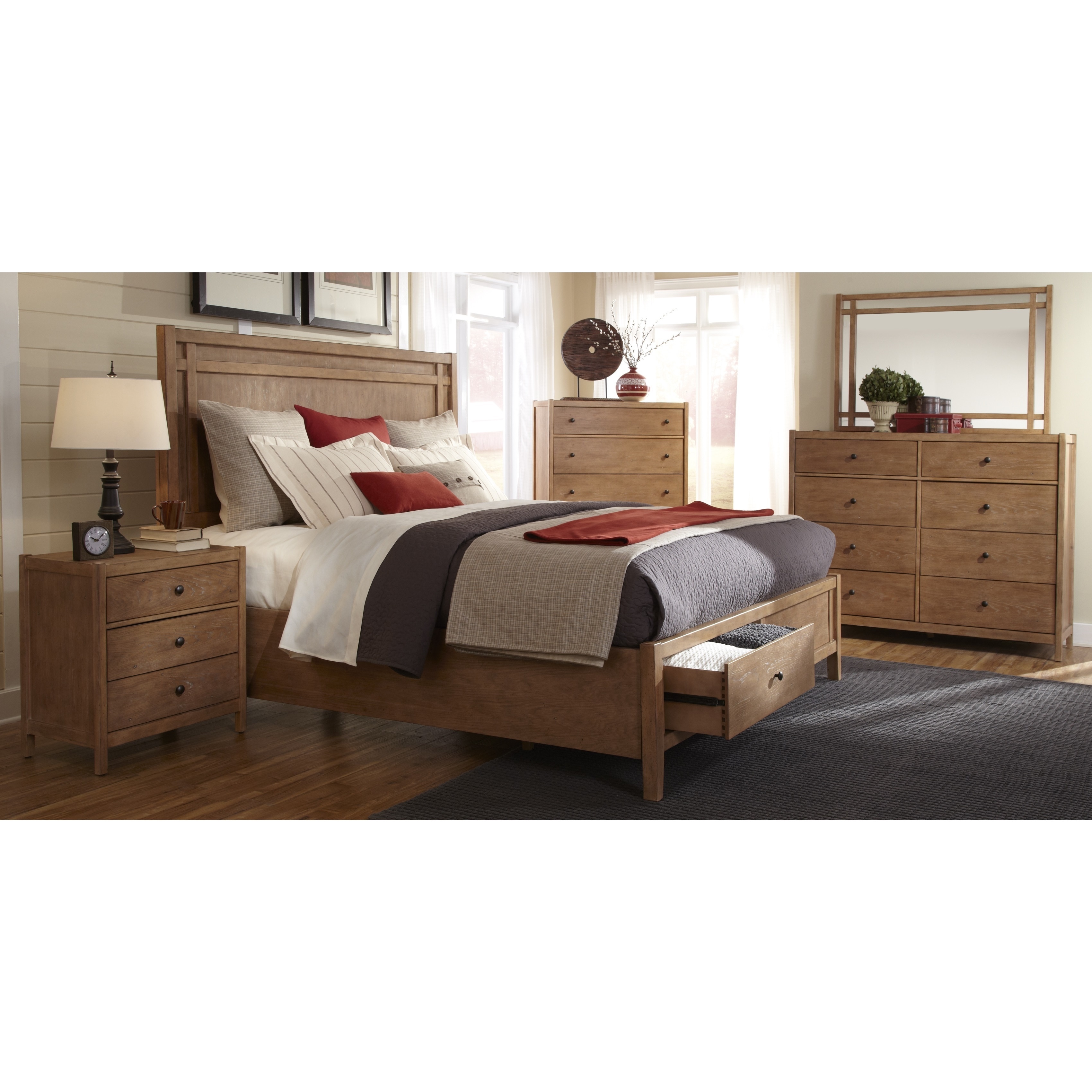 New Haven 5 piece Storage Bedroom Set