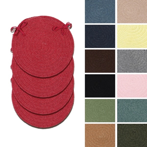 Colonial Mills Bombay Round Chair Pads (Set of 4) Bed Bath & Beyond 9139820