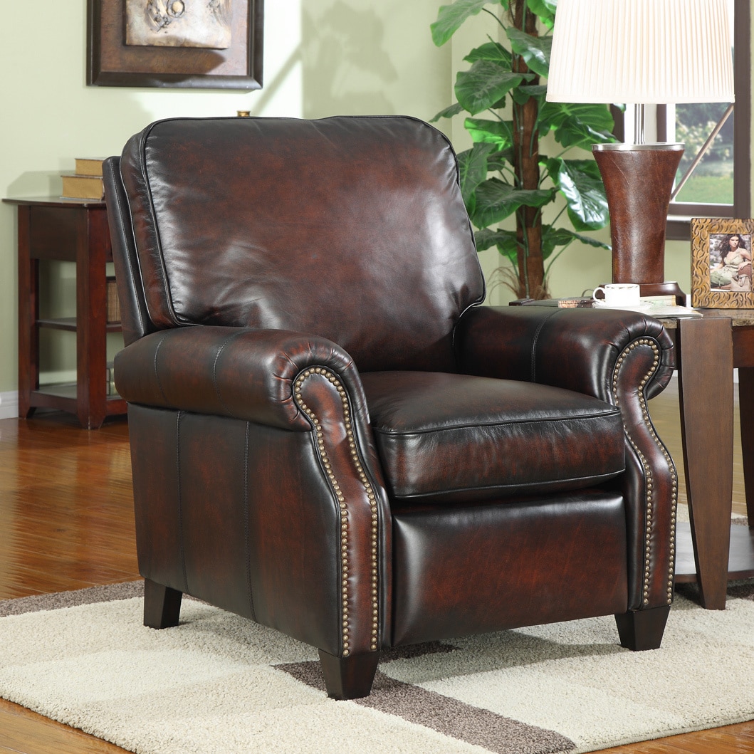 At Home Designs Verona Bordeaux Classic Recliner