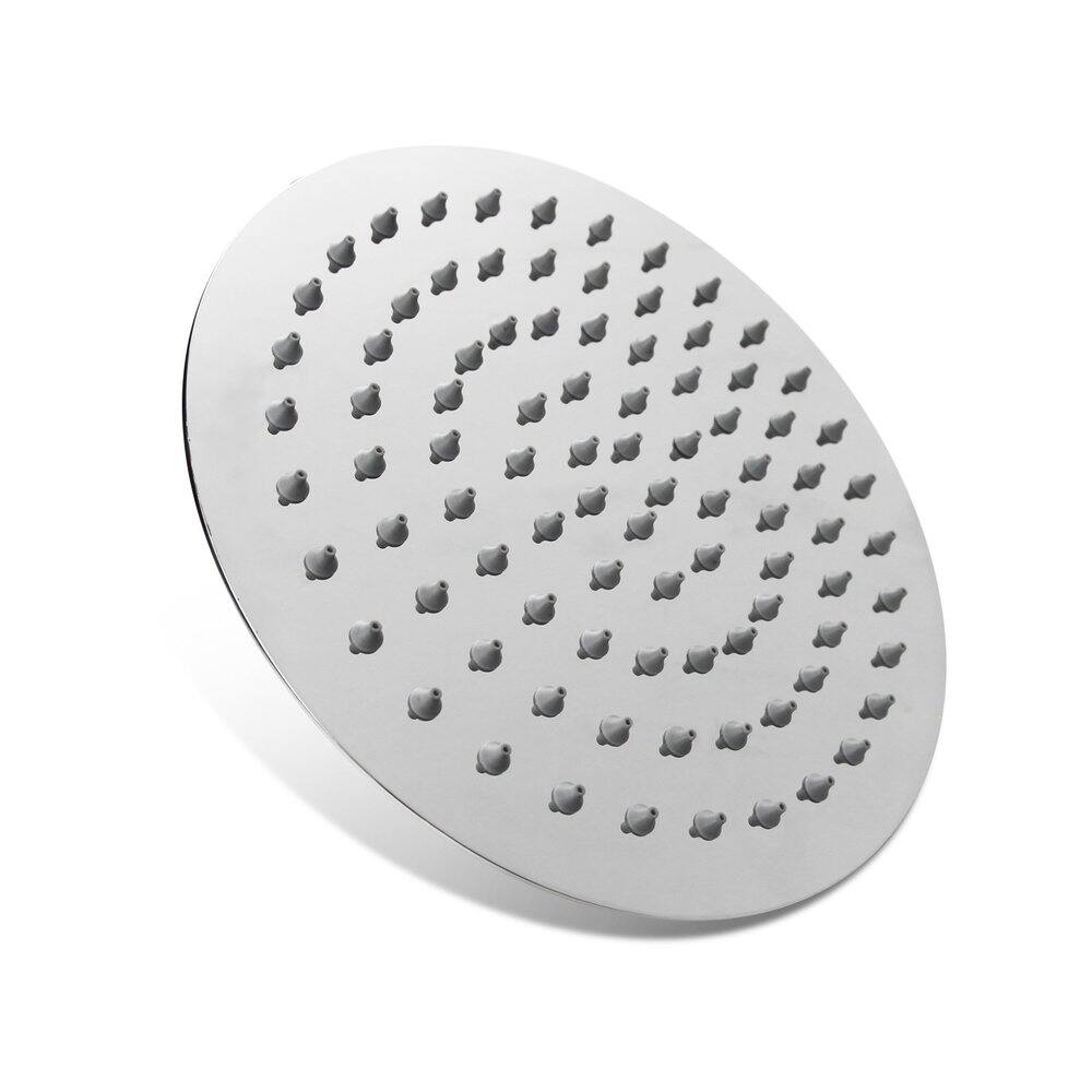 BOANN Ultra Thin Stainless Steel Round Rainfall Shower Head
