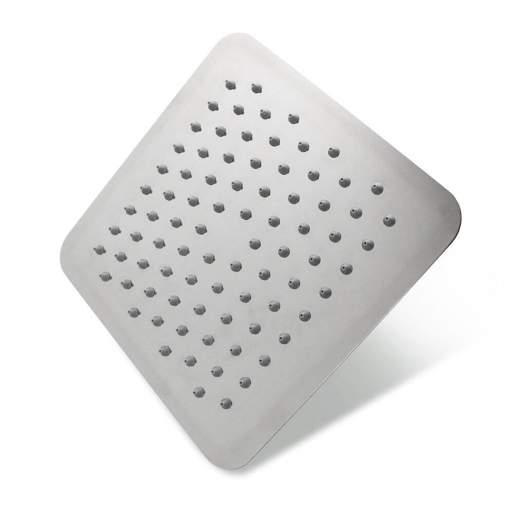BOANN Ultra Thin Stainless Steel Square Rainfall Shower Head