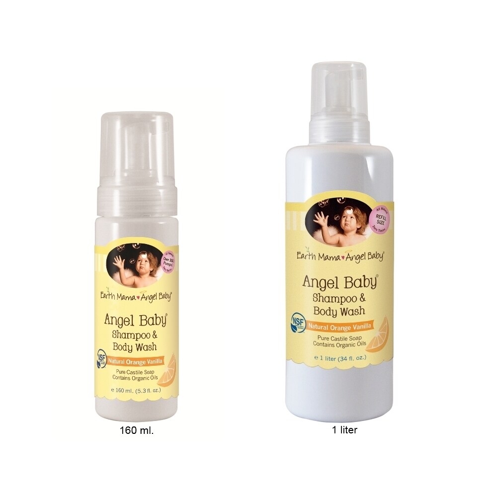 earth mama angel baby body wash & shampoo