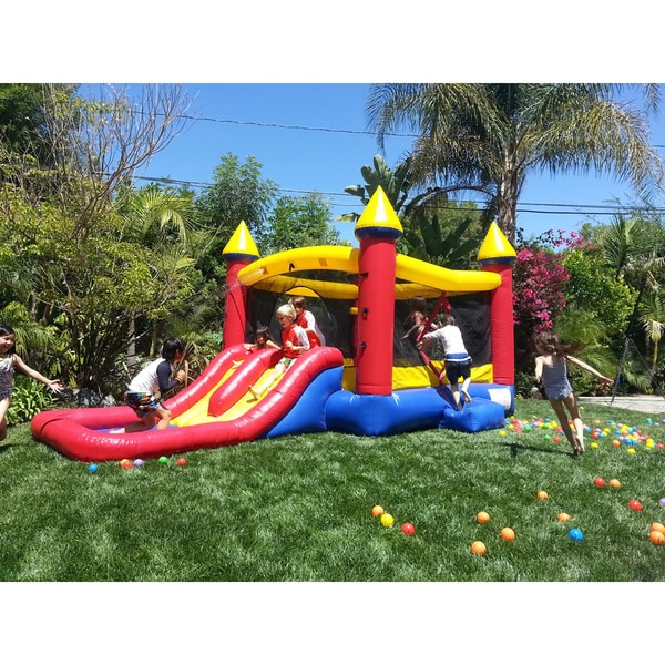 jumporange caterpillar inflatable combo