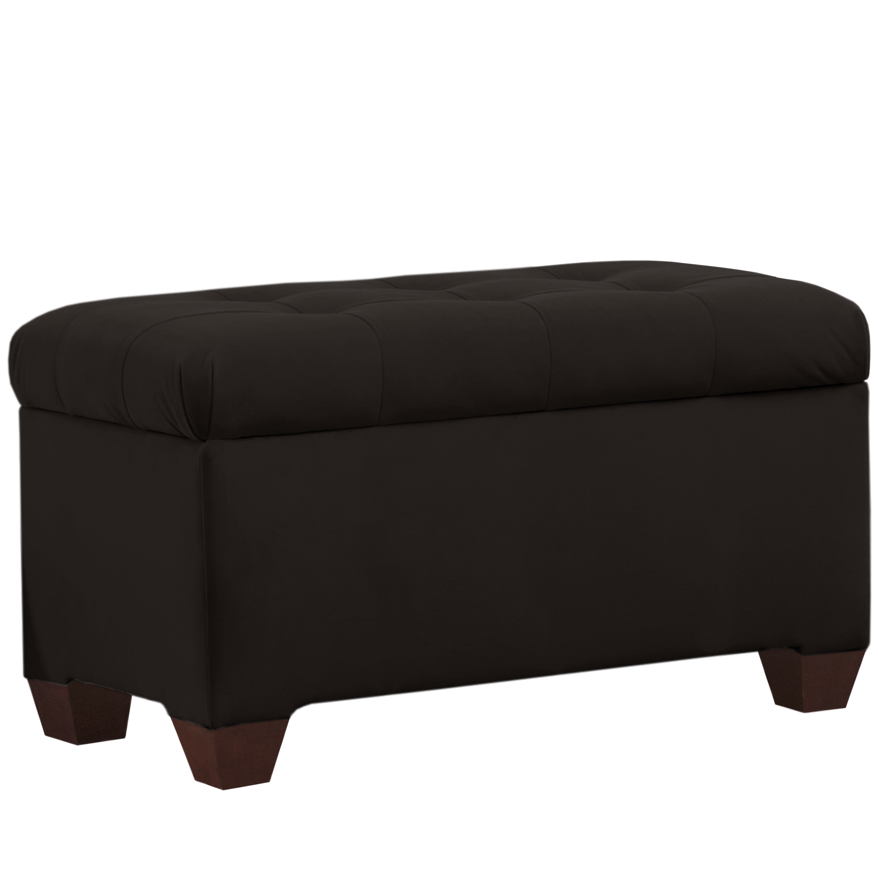 Black Storage Bench