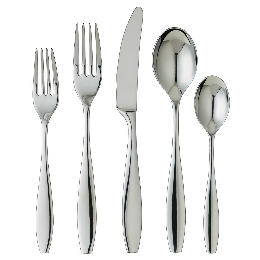 Ginkgo Skandia 20-piece Stainless Steel Flatware Set