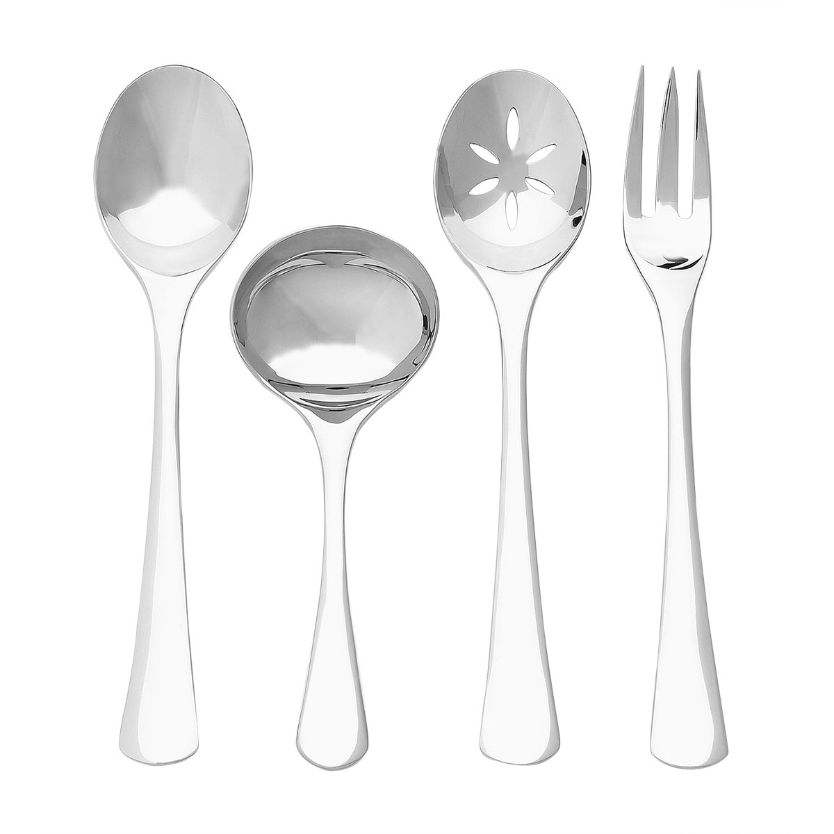 Ginkgo Mariko 4 piece Stainless Steel Hostess Serving Set