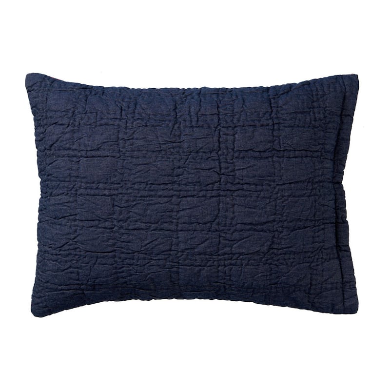 Canon Red/ Blue Tie Back King Sham
