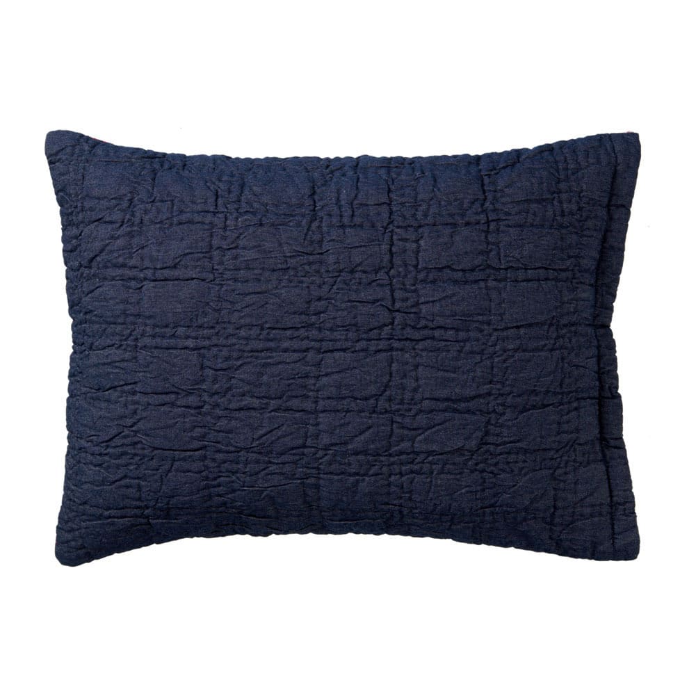 Canon Red/ Blue Tie Back King Sham