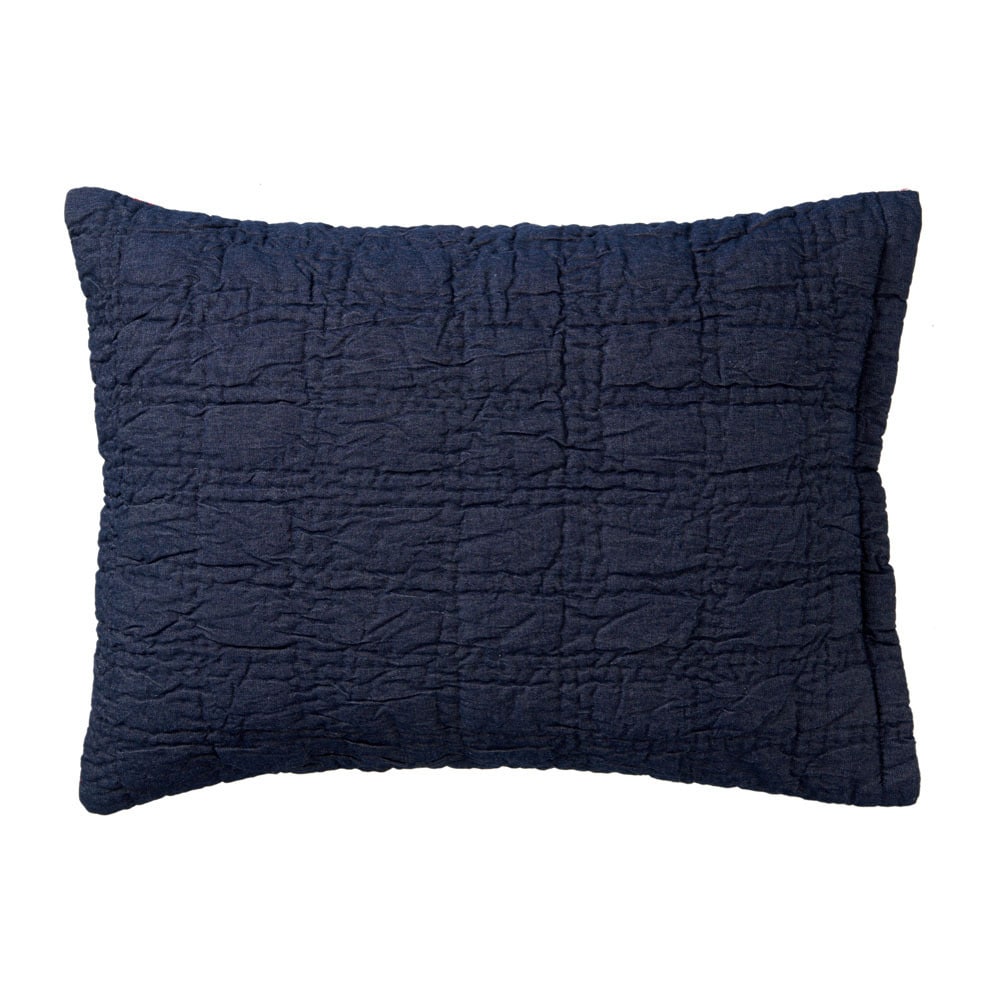 Canon Red/ Blue Tie Back King Sham
