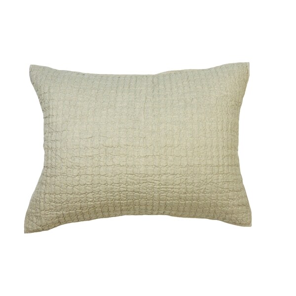 Karina Natural King-size Diamond Quilted Sham