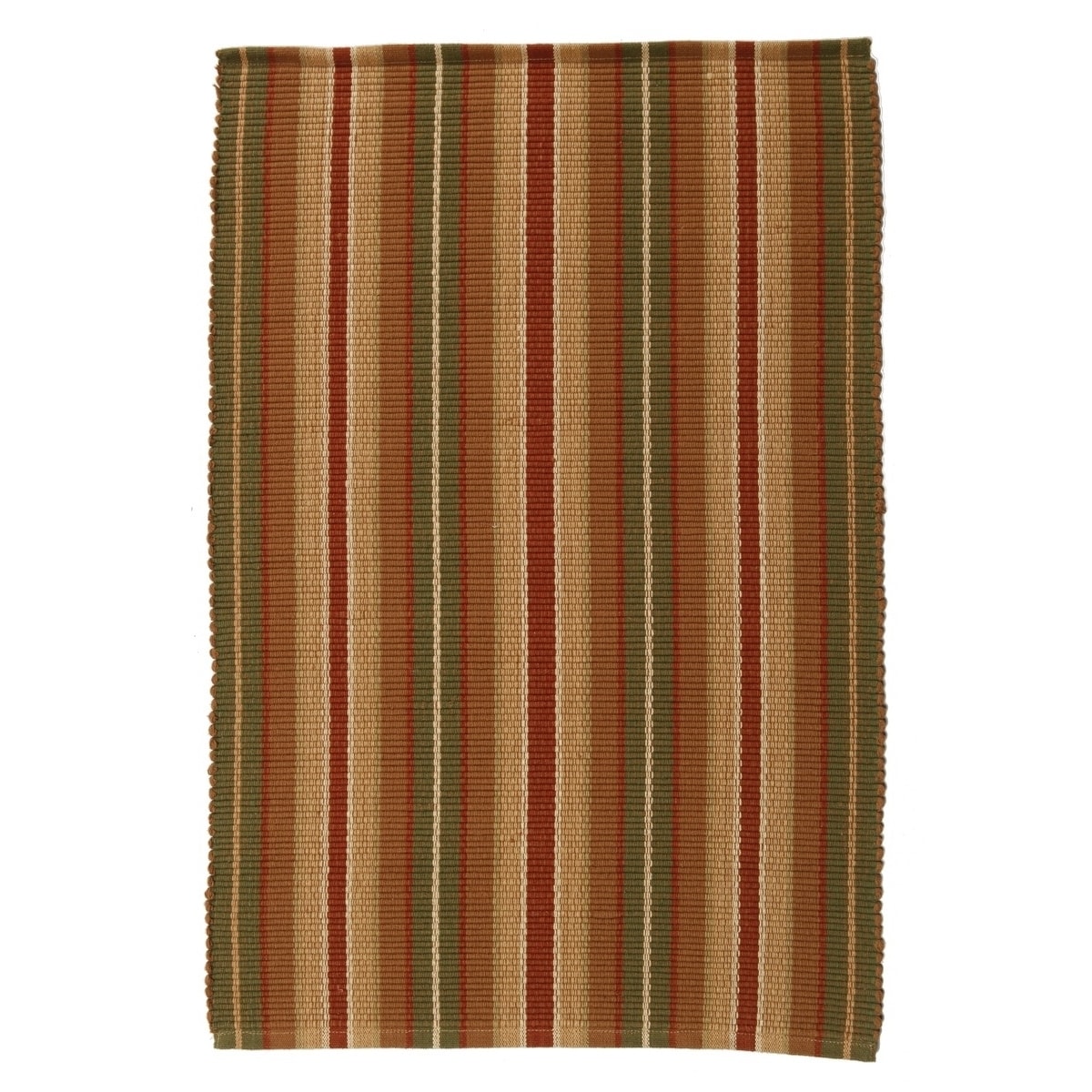 Bethel Cotton Stripe Area Rug (2 X 3)