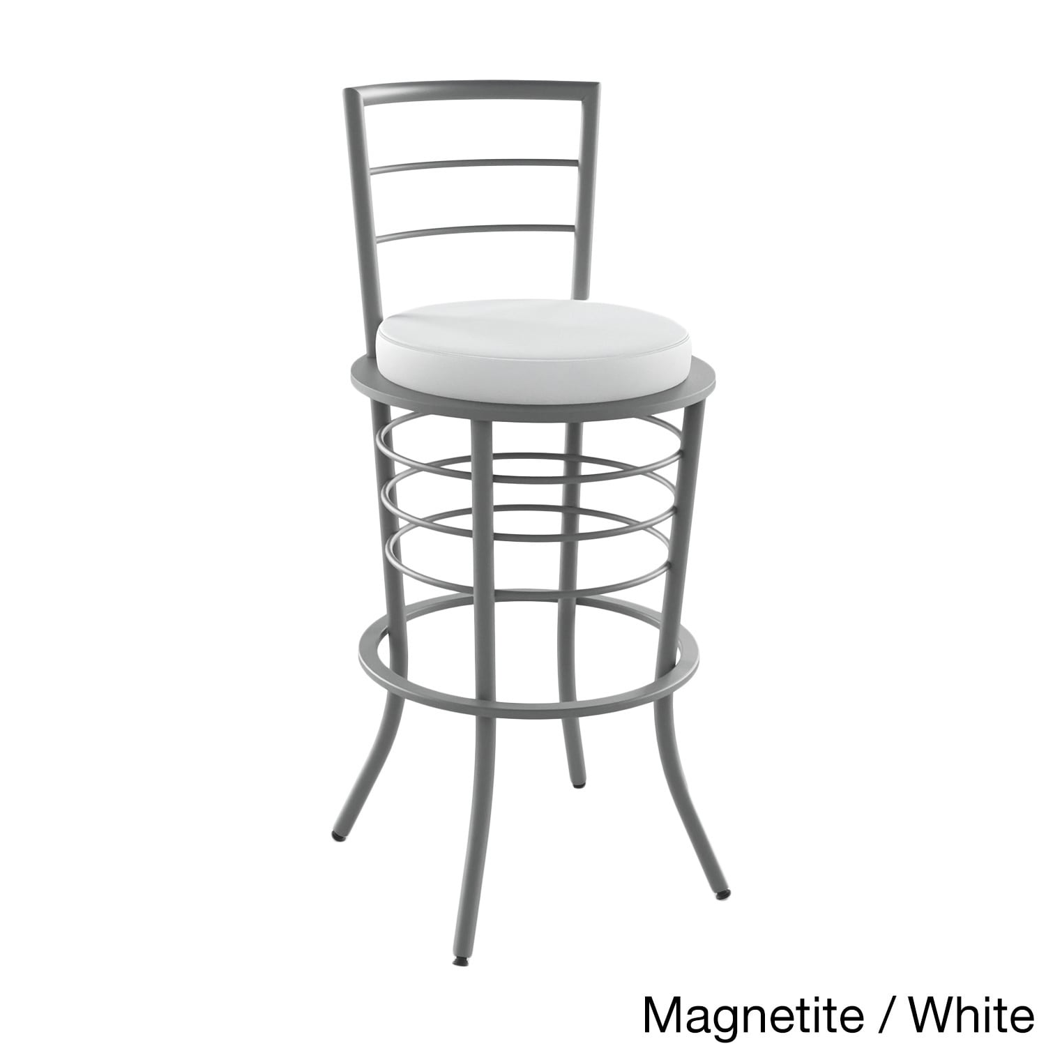 Amisco Broadway 26 Metal Stool With Backrest