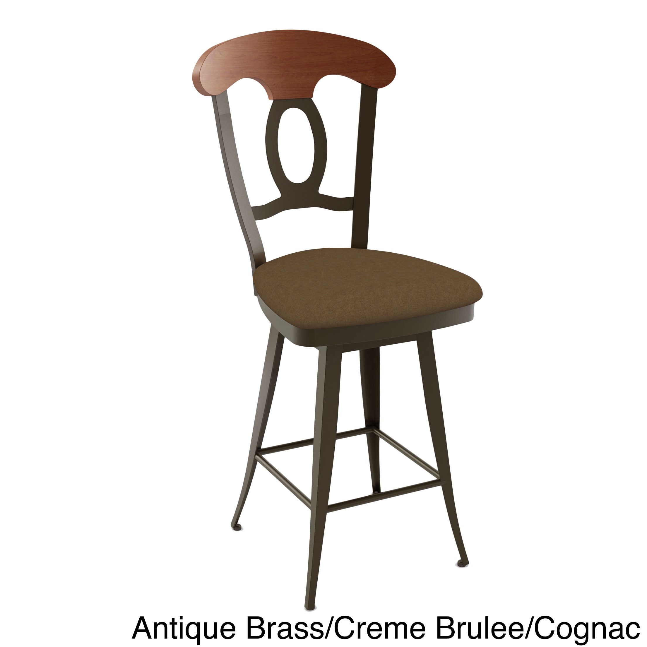 Amisco Cynthia 26 Swivel Metal Stool