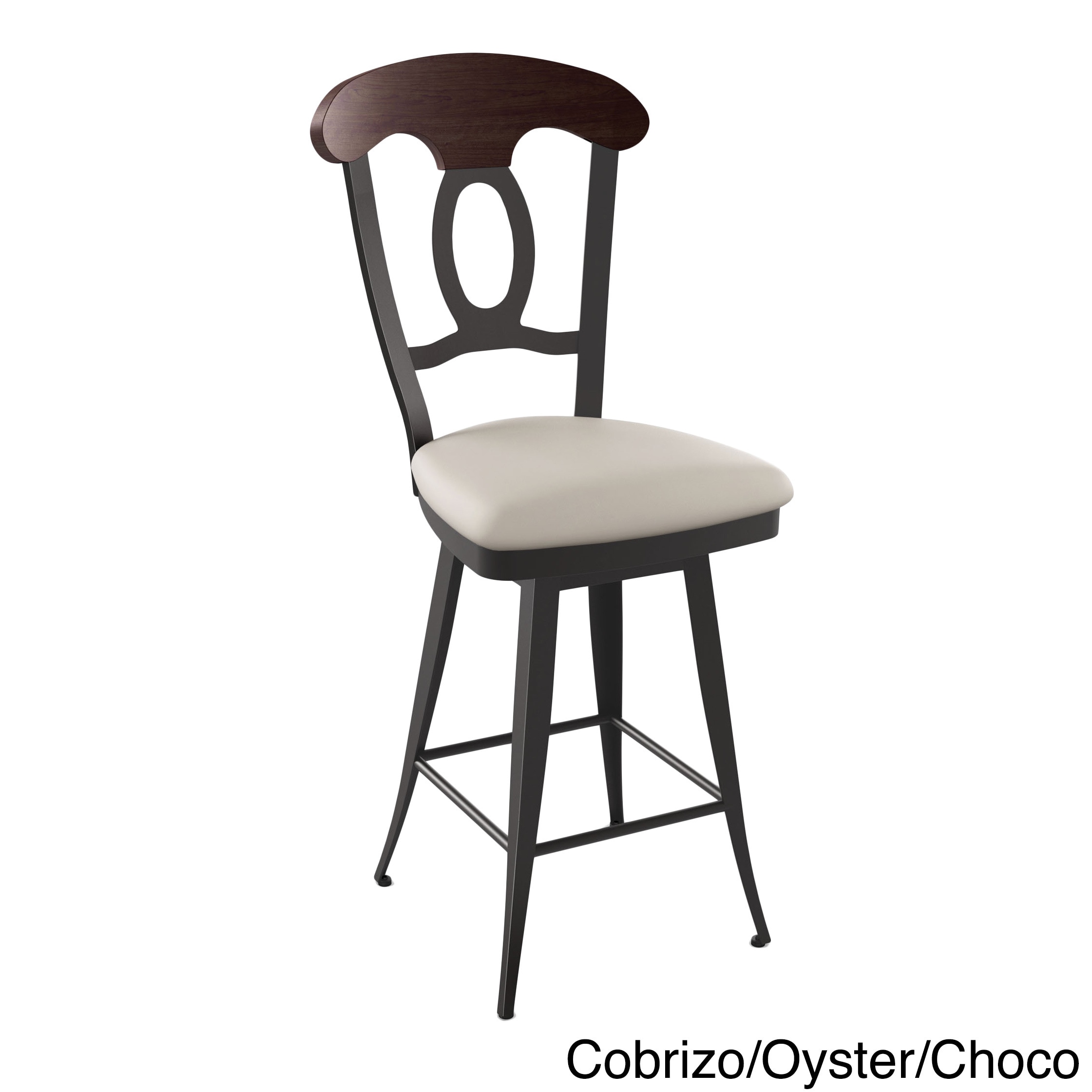 Amisco Cynthia 30 Swivel Metal Stool