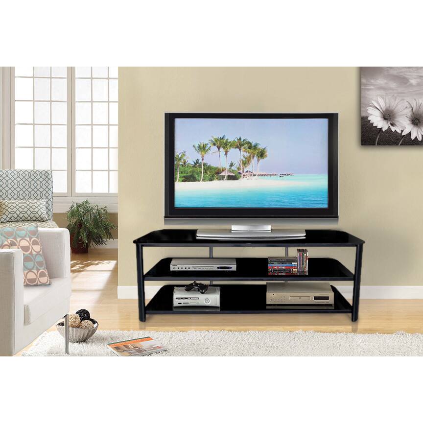 InnovEx Stanford 55-inch Black TV Stand