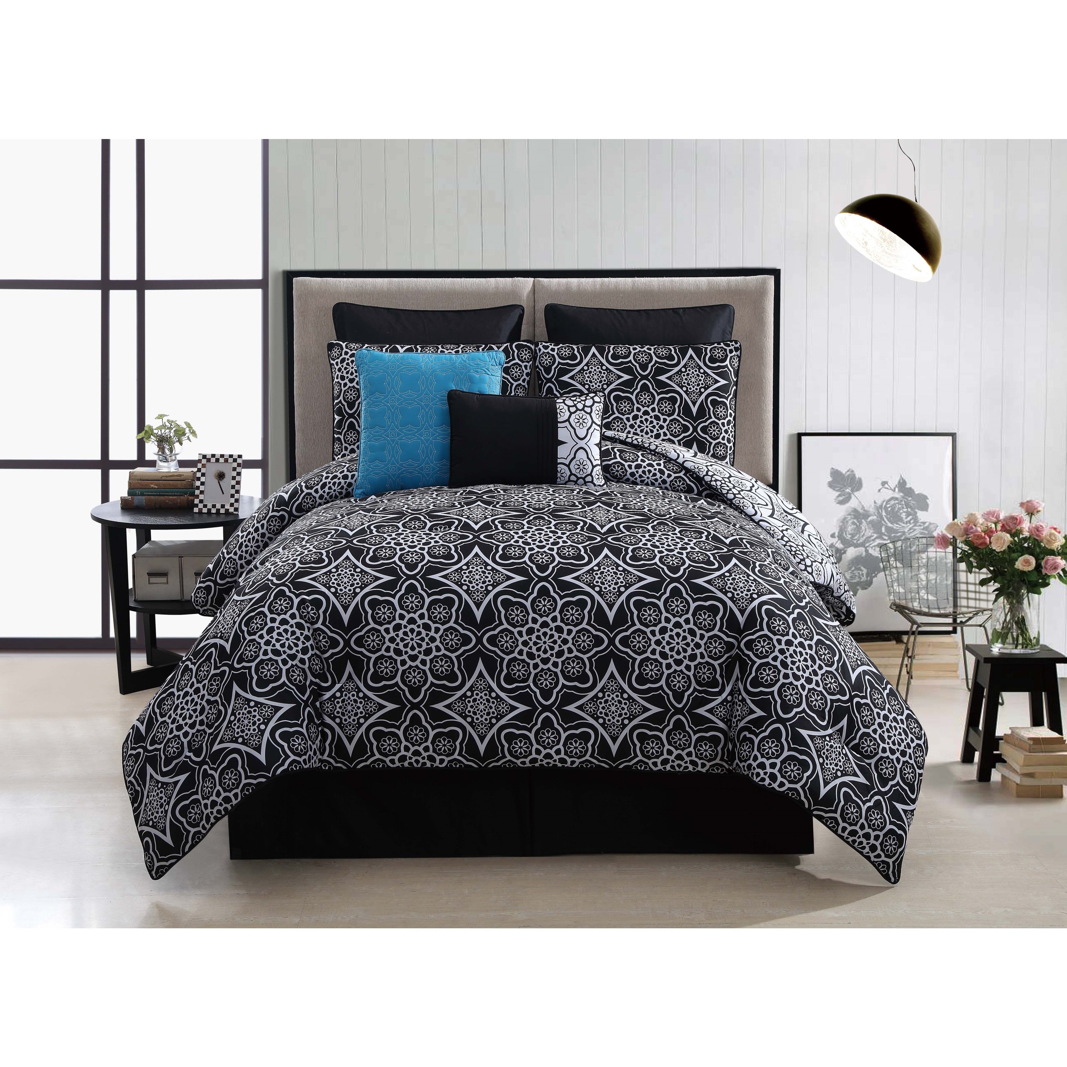 Arabella 8 piece Reversible Comforter Set