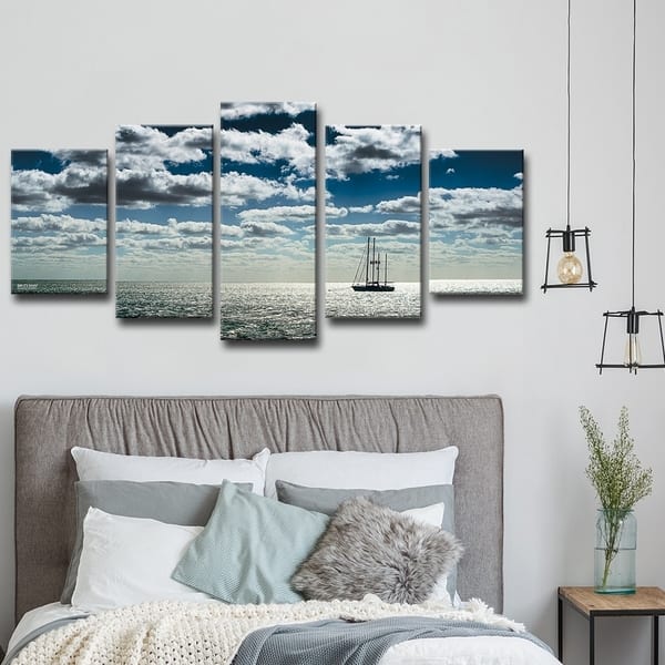 Ship 5 Piece Wrapped Canvas Wall Art Set On Sale Overstock 9141161