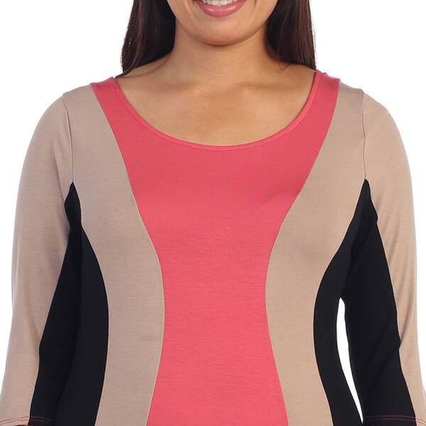 Shop Hadari Women S Plus Colorblock Striped Maxi Dress Free Shipping Today Overstock 9141175