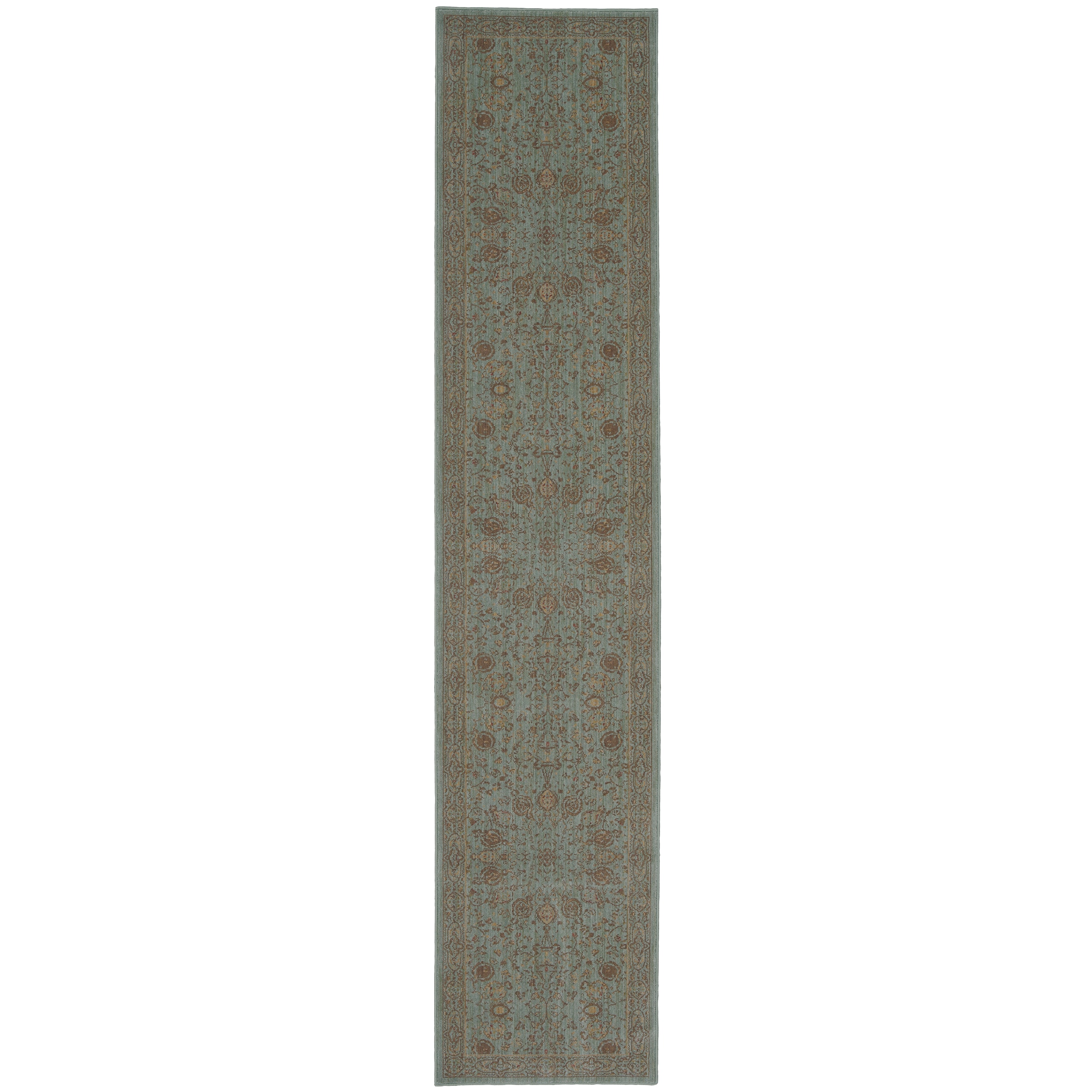 Karastan Bellingham Everson Celadon Rug (25 X 12)