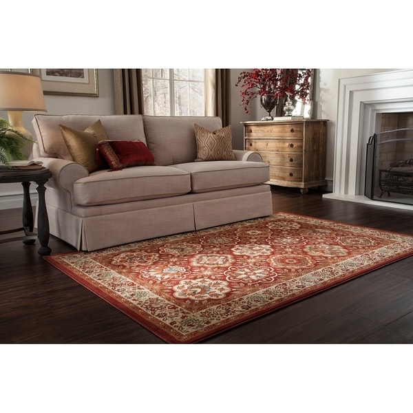 Mohawk Symphony Copperhill Madder Brown Rug (5'3 x 7'10) - 5'3" x 7'10"
