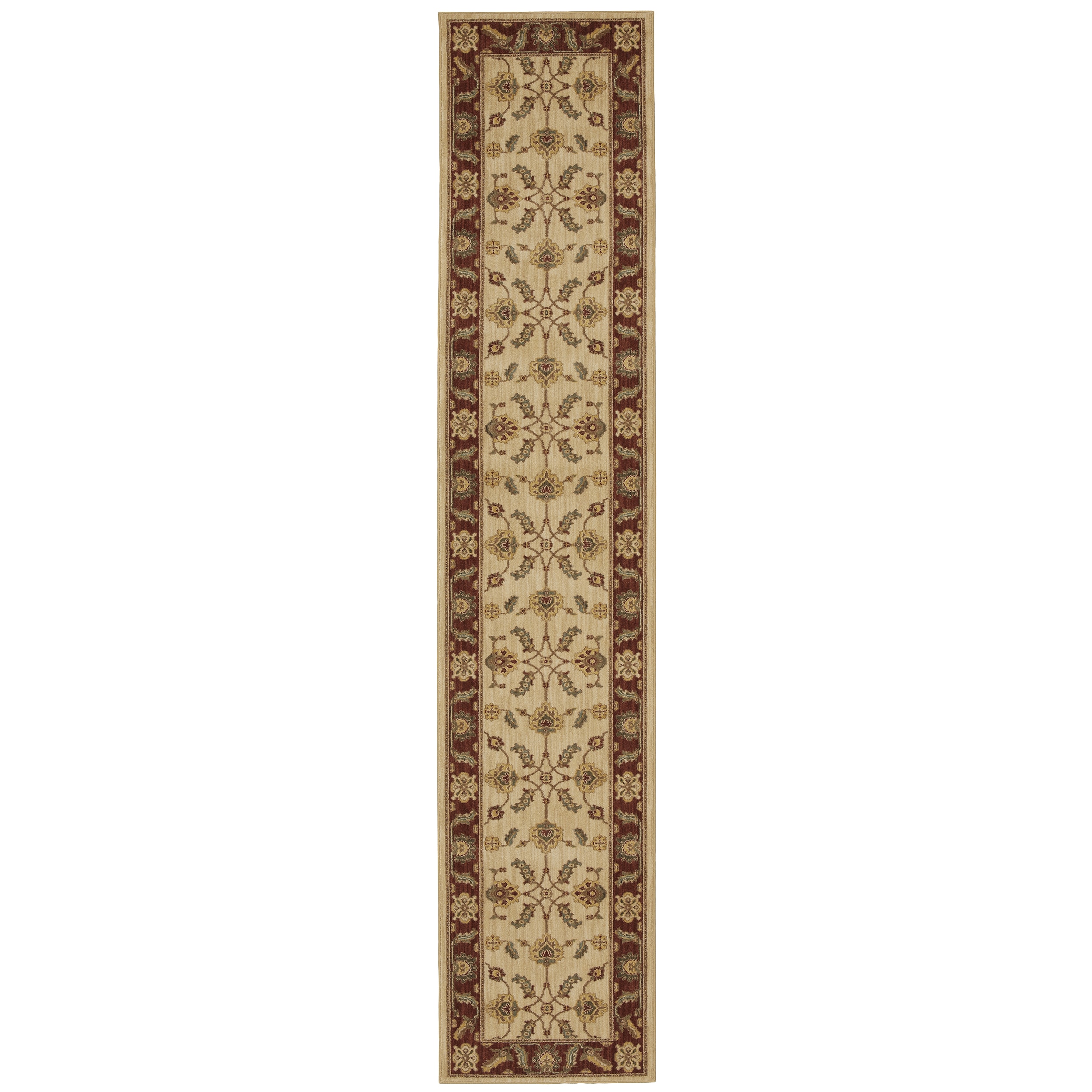 Karastan Sierra Mar Sedona Ivory/henna Rug (25 X 12)