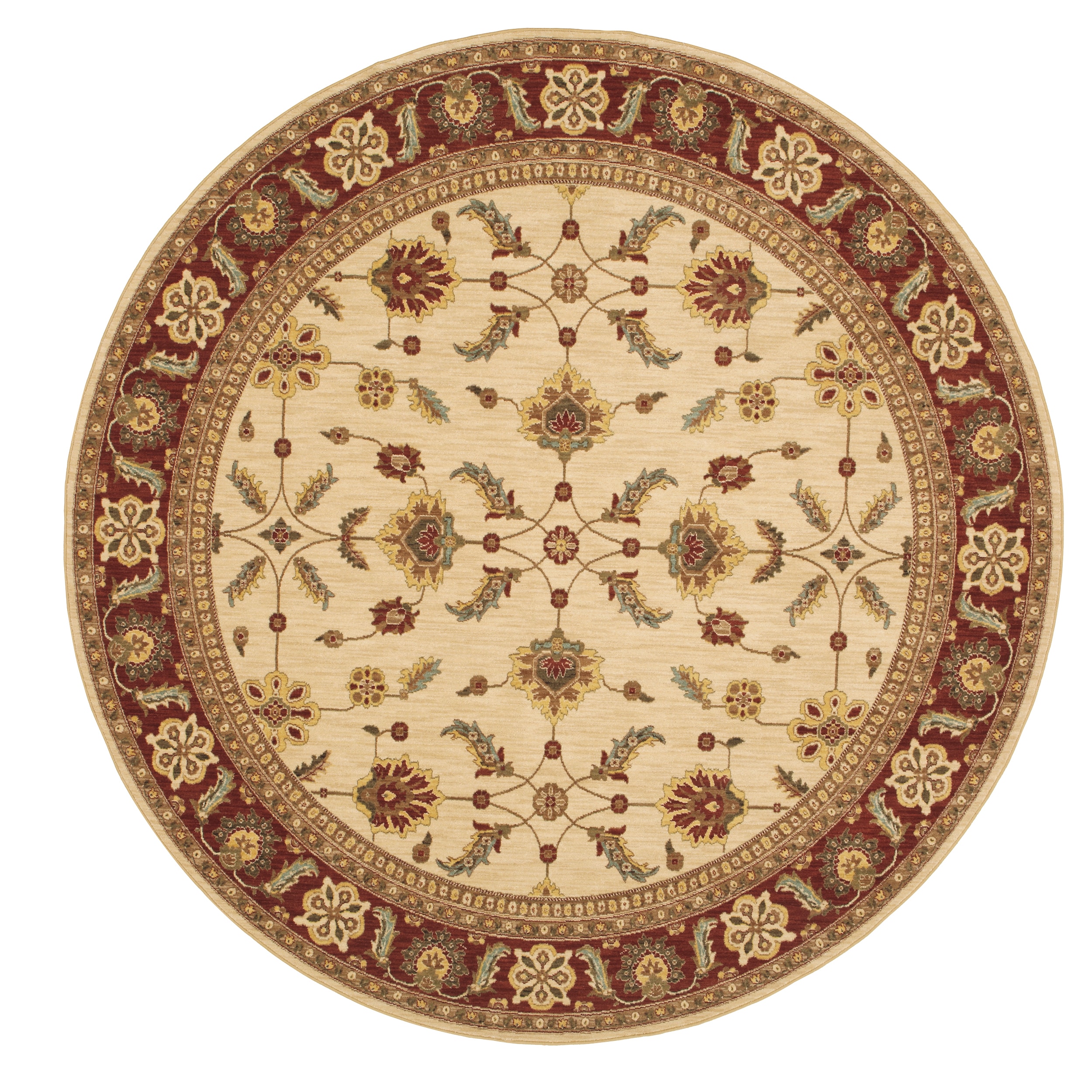 Karastan Sierra Mar Sedona Ivory/henna Rug (10 Round)