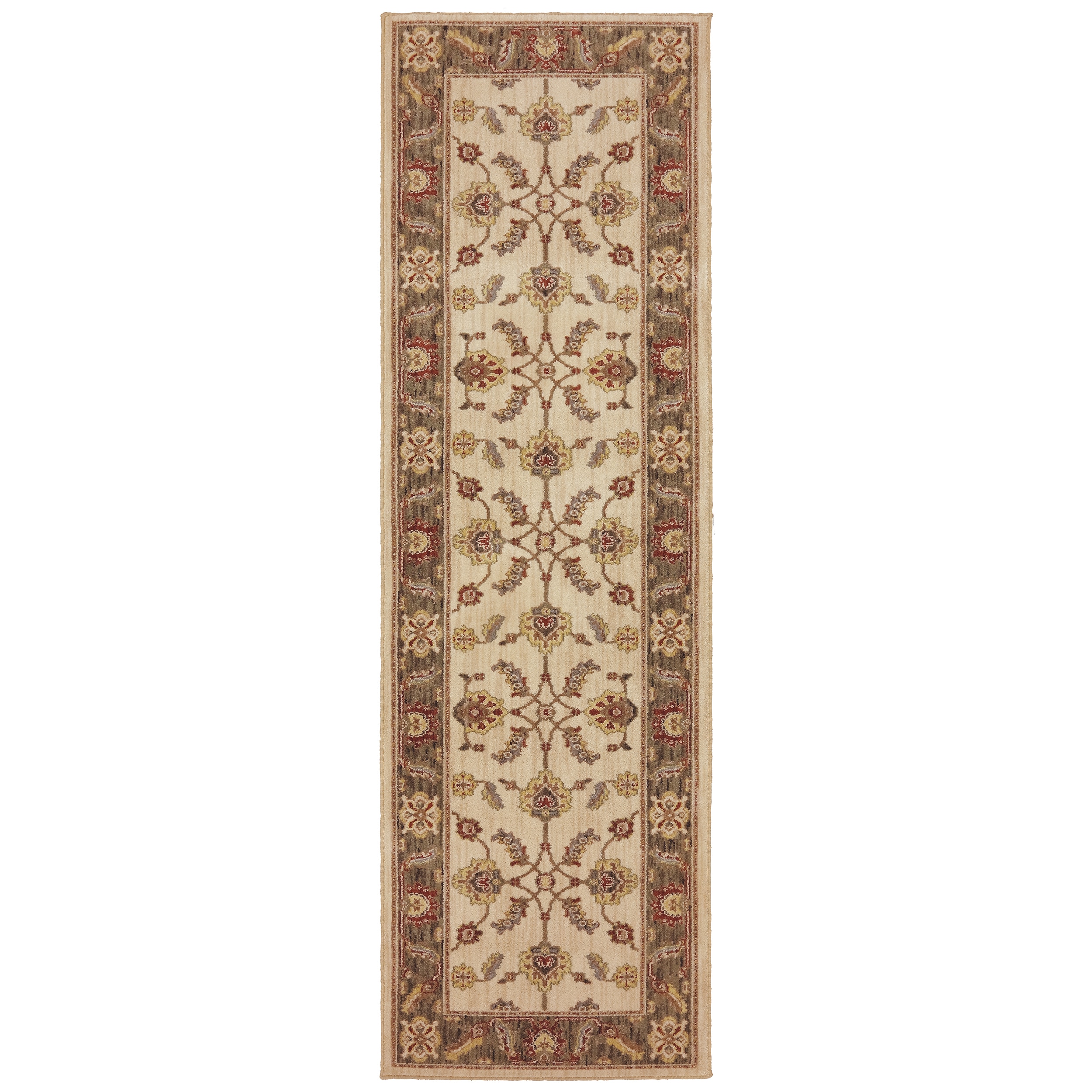 Karastan Sierra Mar Sedona Ivory/limestone Rug (25 X 8)