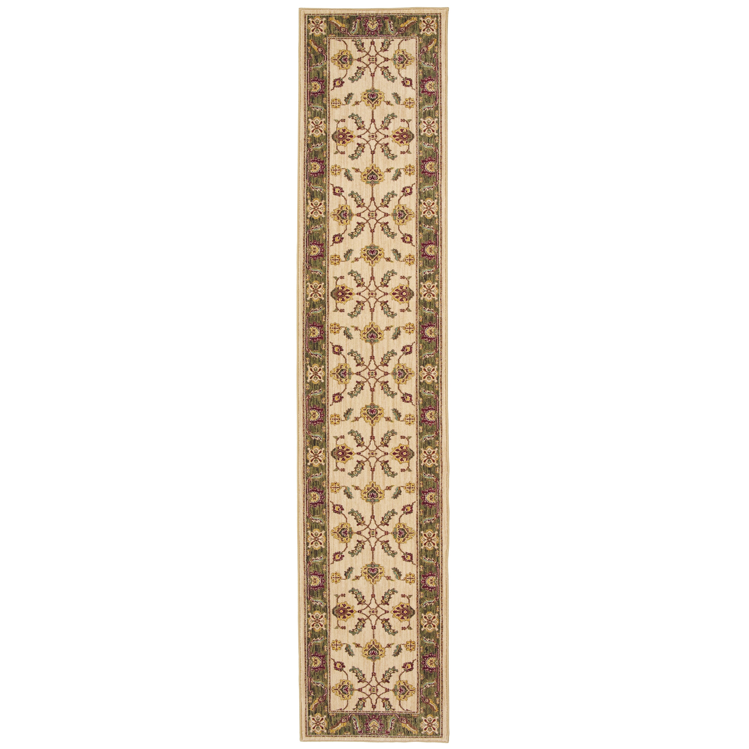 Karastan Sierra Mar Sedona Ivory/limestone Rug (25 X 12)