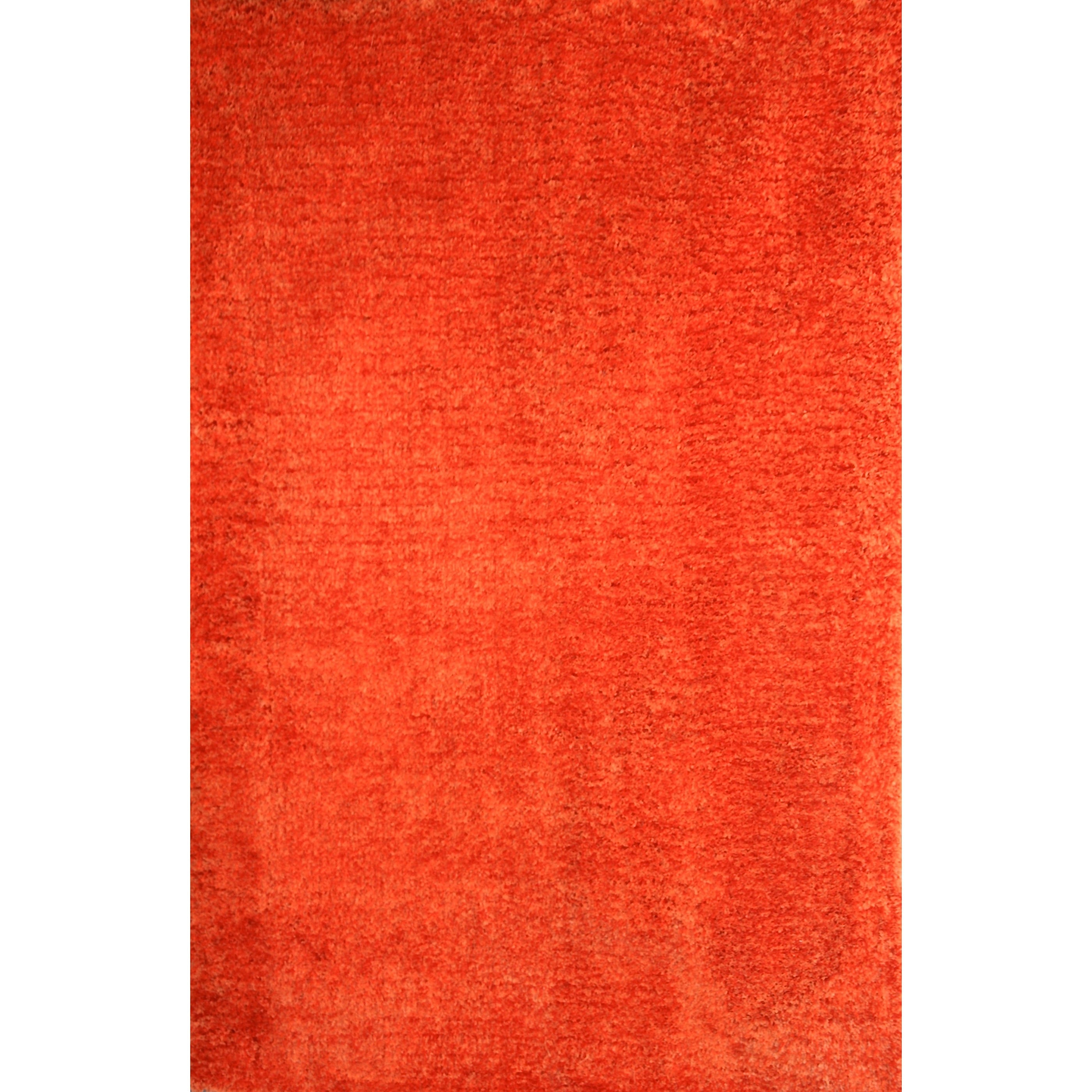 Sands Soft Shag Orange Crush Area Rug (36 X 56)