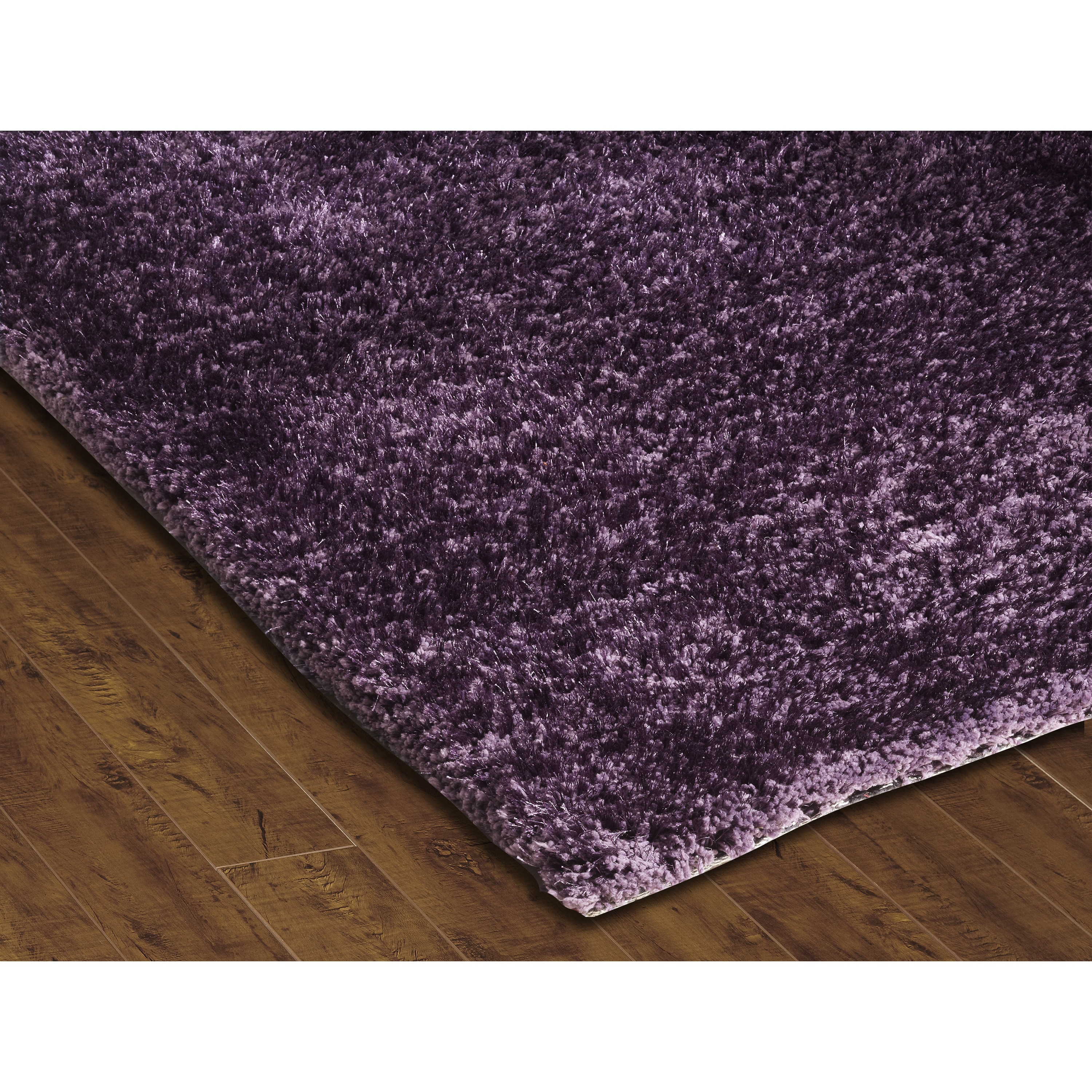 Sands Soft Shag Grape Area Rug (36 X 56)