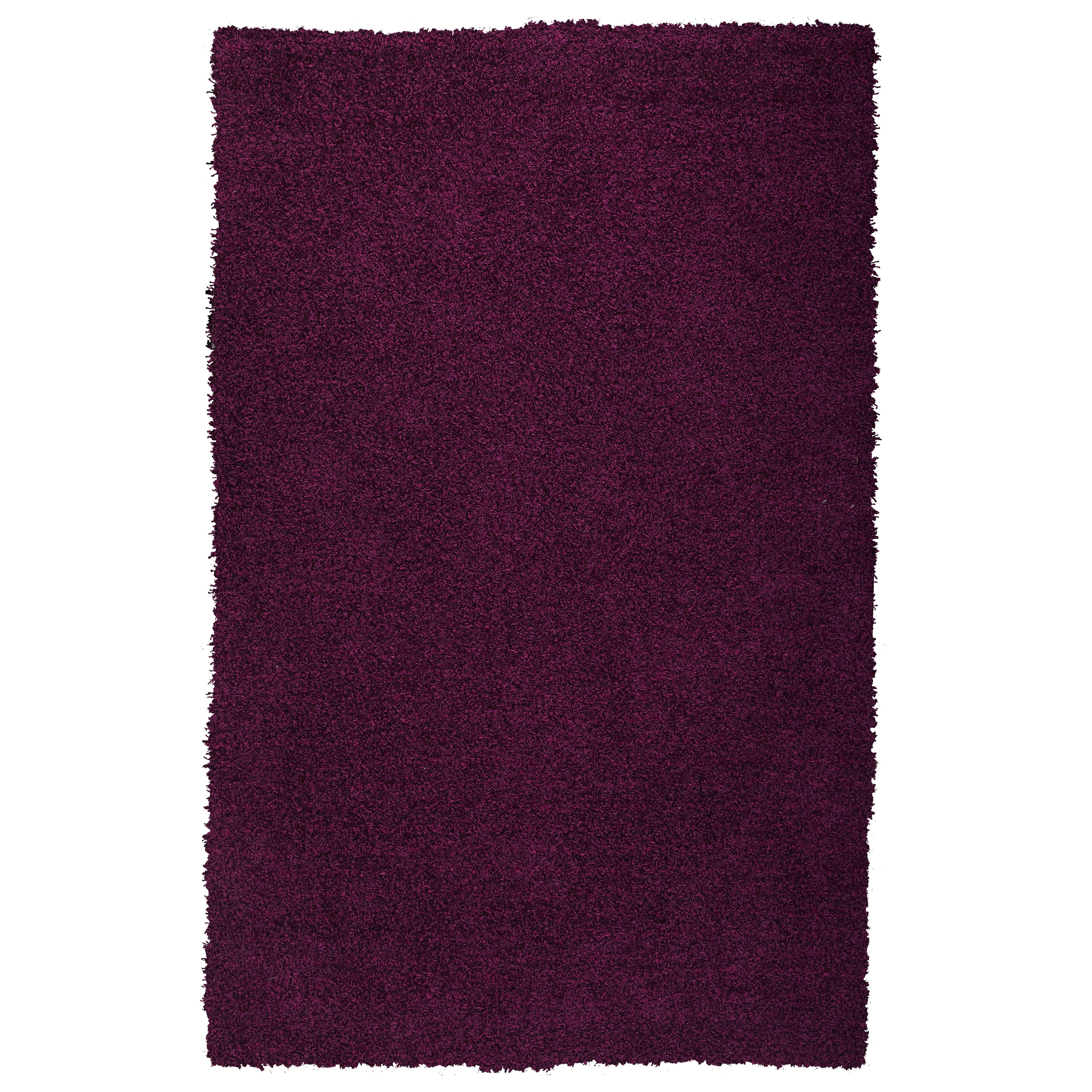 Sands Goa Purple Super Thick Shag Area Rug (8 X 10)