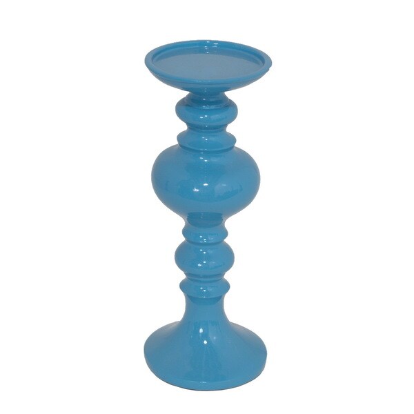 Blue Small Resin Candle Holder Overstock 9141894