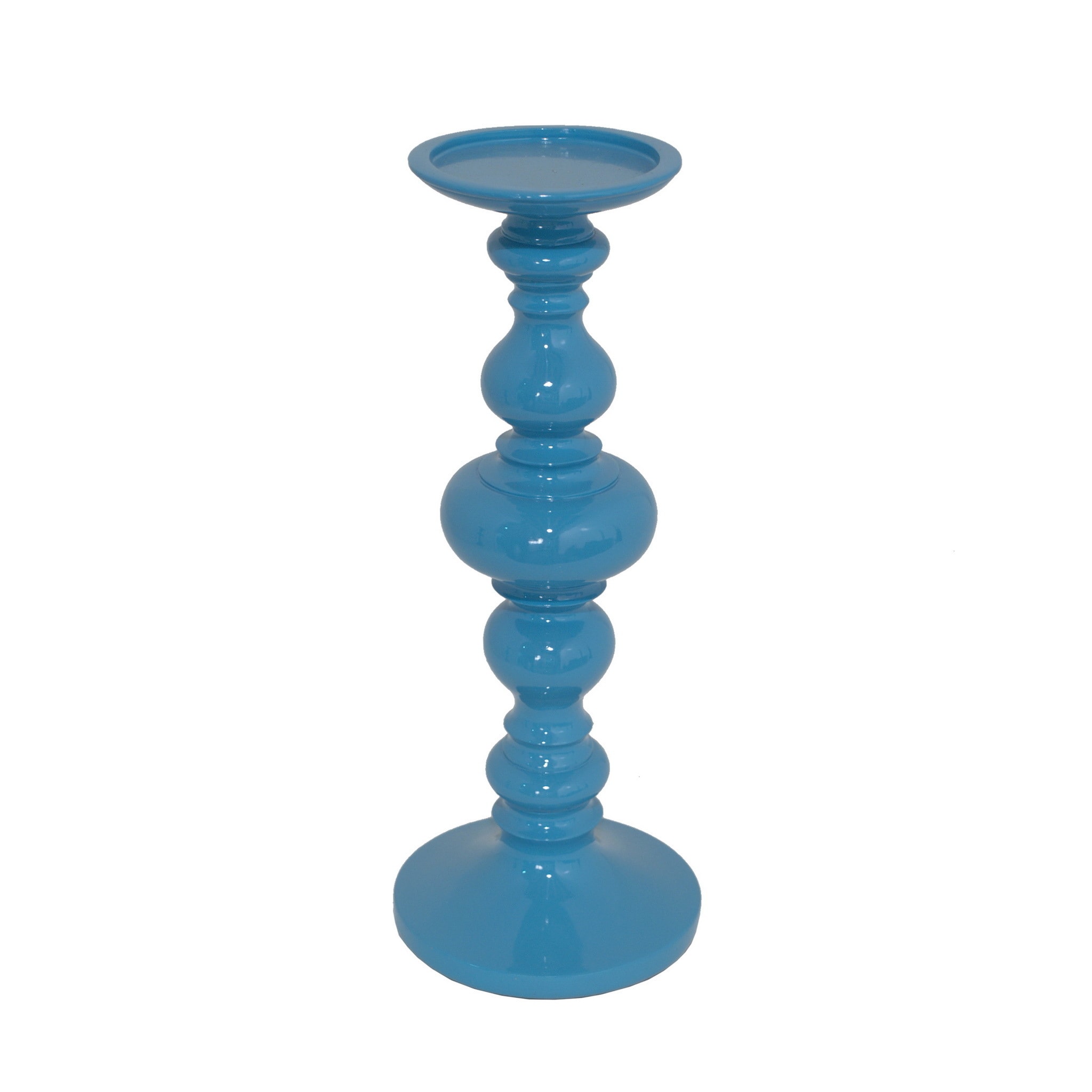 Blue Large Resin Candle Holder